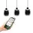 Eglo Connect.Z Smart Pendel Lampe Molochio-Z Stål Sort 11.1W 1500lm - 827-865 Justerbar Hvid + RGB | Dæmpbar